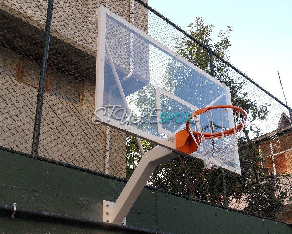 Sabit Akrilik Cam Panyalı Basketbol Potası