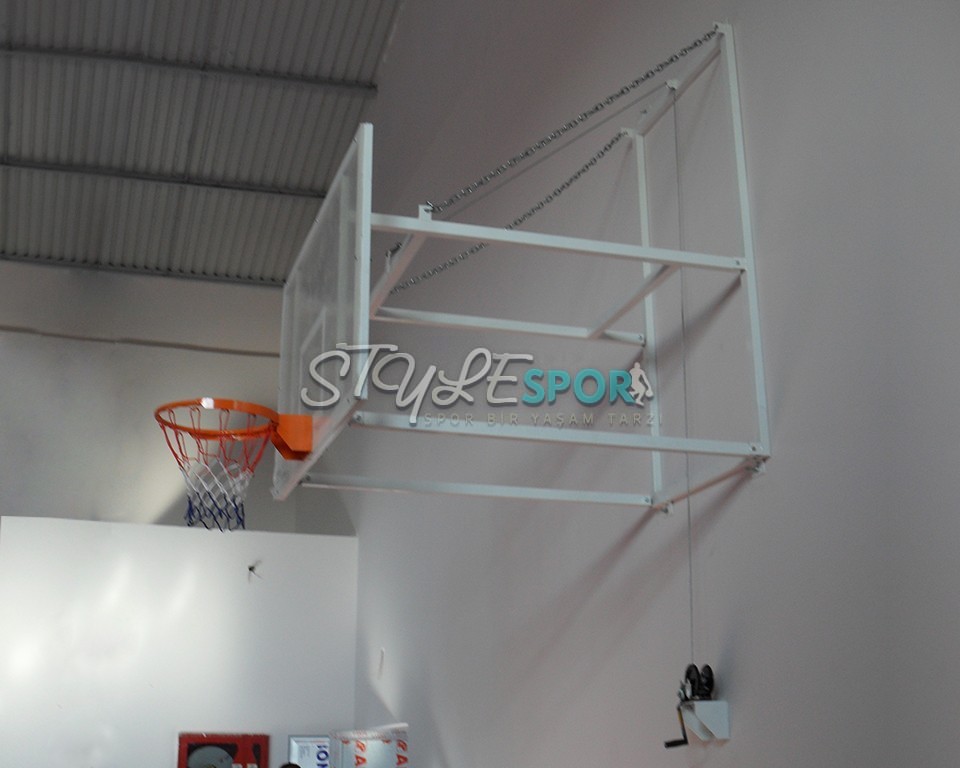 Ayarlı Akrilik Cam Panyalı Basketbol Potası