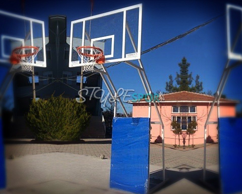 Sabit Cam Panyalı Basketbol Potası
